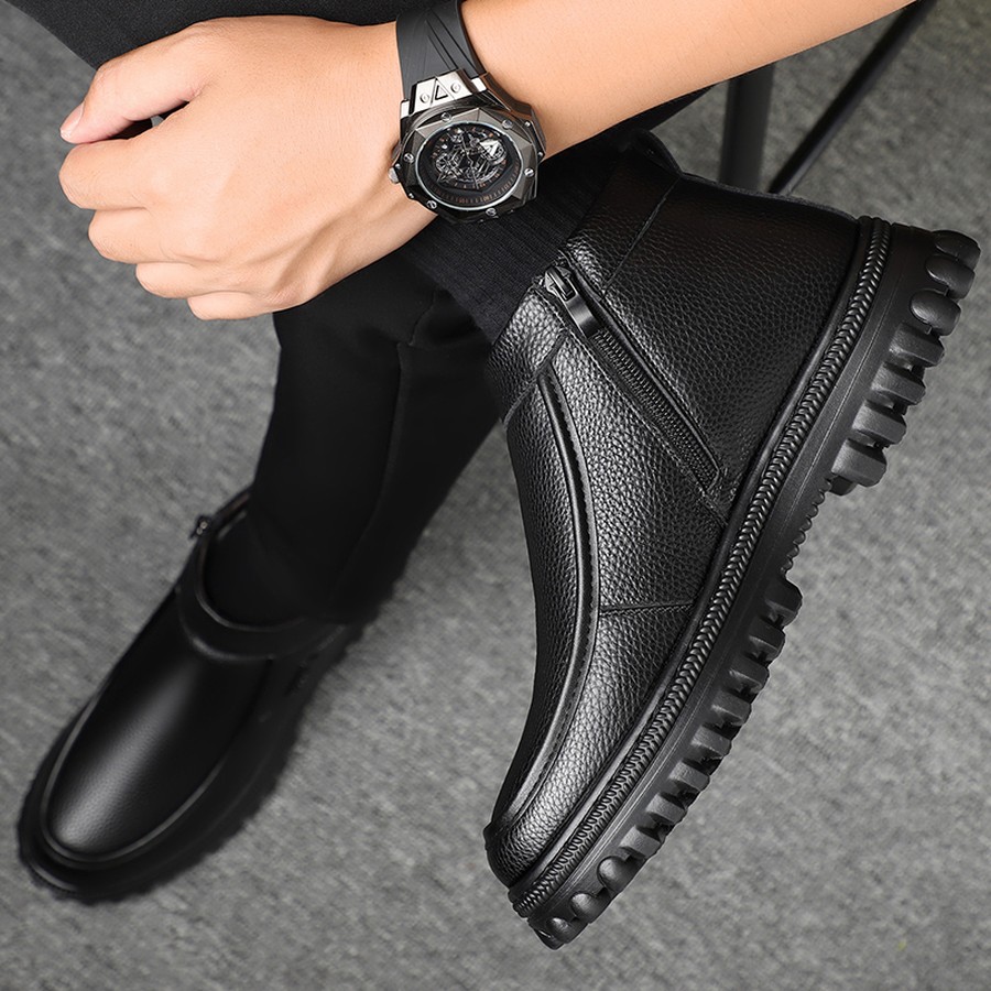 Chelsea Boots Men - Мужские ботинки без шнурков, с круглым