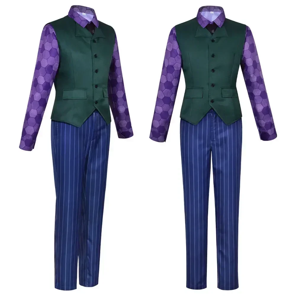 Mens Fashion Vest - Мужской костюм клоуна для косплея, полный
