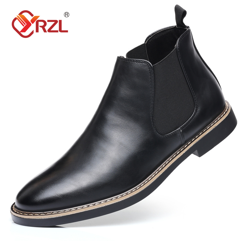 Mens Fashion Autumn 2025 - YRZL 39–47 Мужские ботинки челси, брендовые
