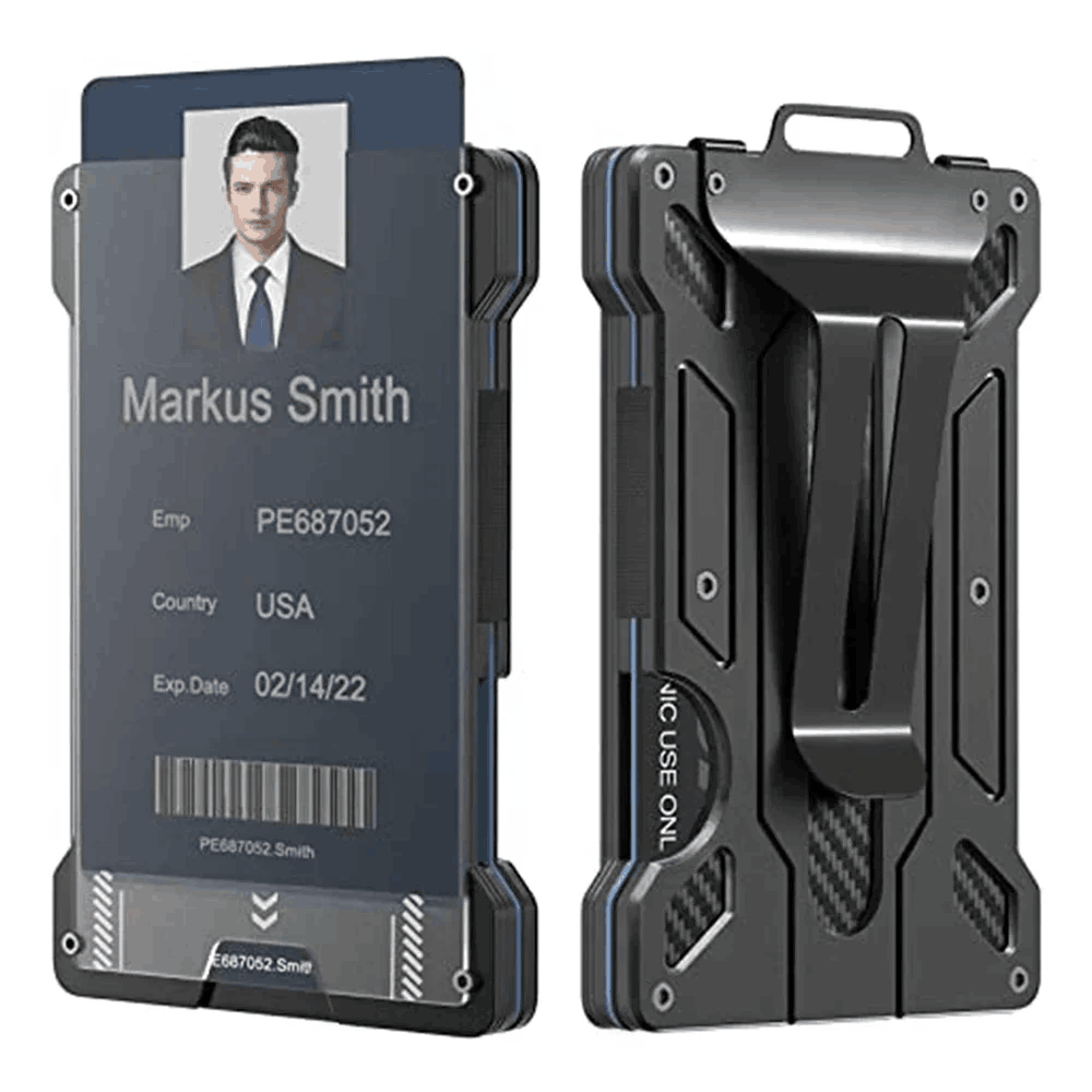 Men'S Fashion Visiting Card - Металлический держатель для визитных карточек Rfid-кошельки