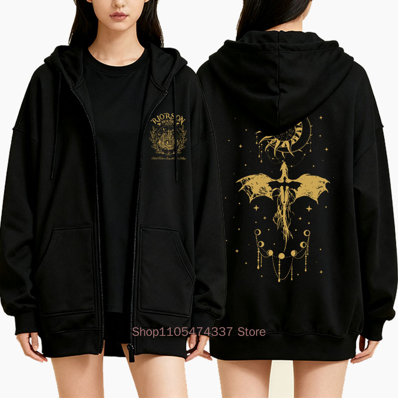 Mens Fashion Zip Up Hoodies - Винтажные худи с принтом и молнией