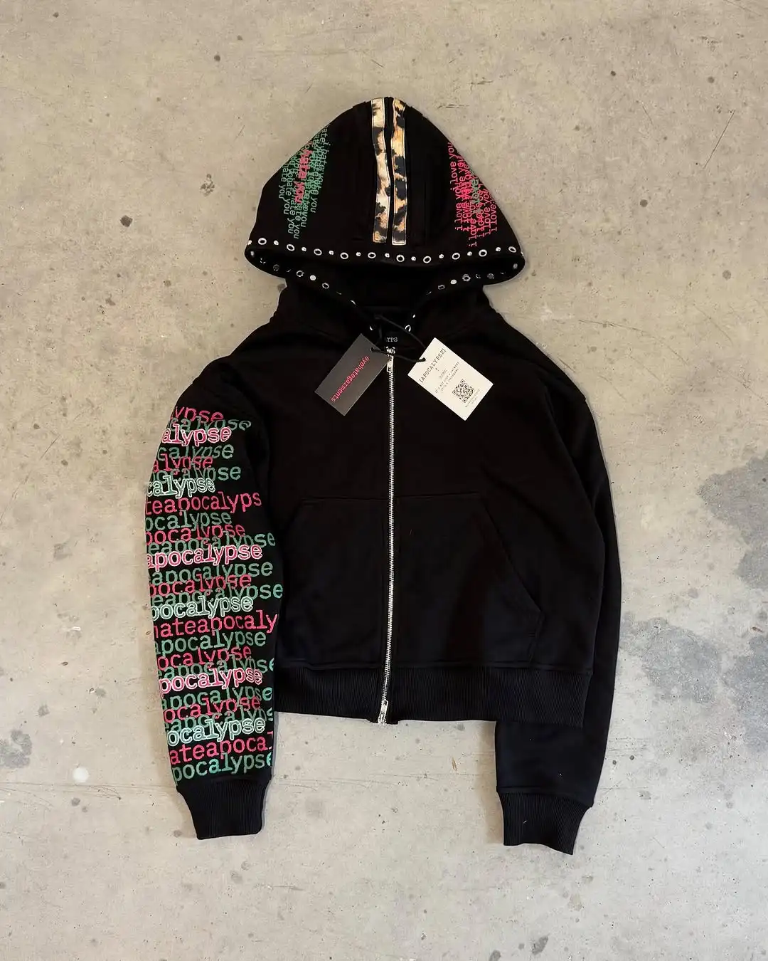 Mens Fashion Zip Up Hoodies - Eyehategarment уличная модная толстовка Harajuku модная