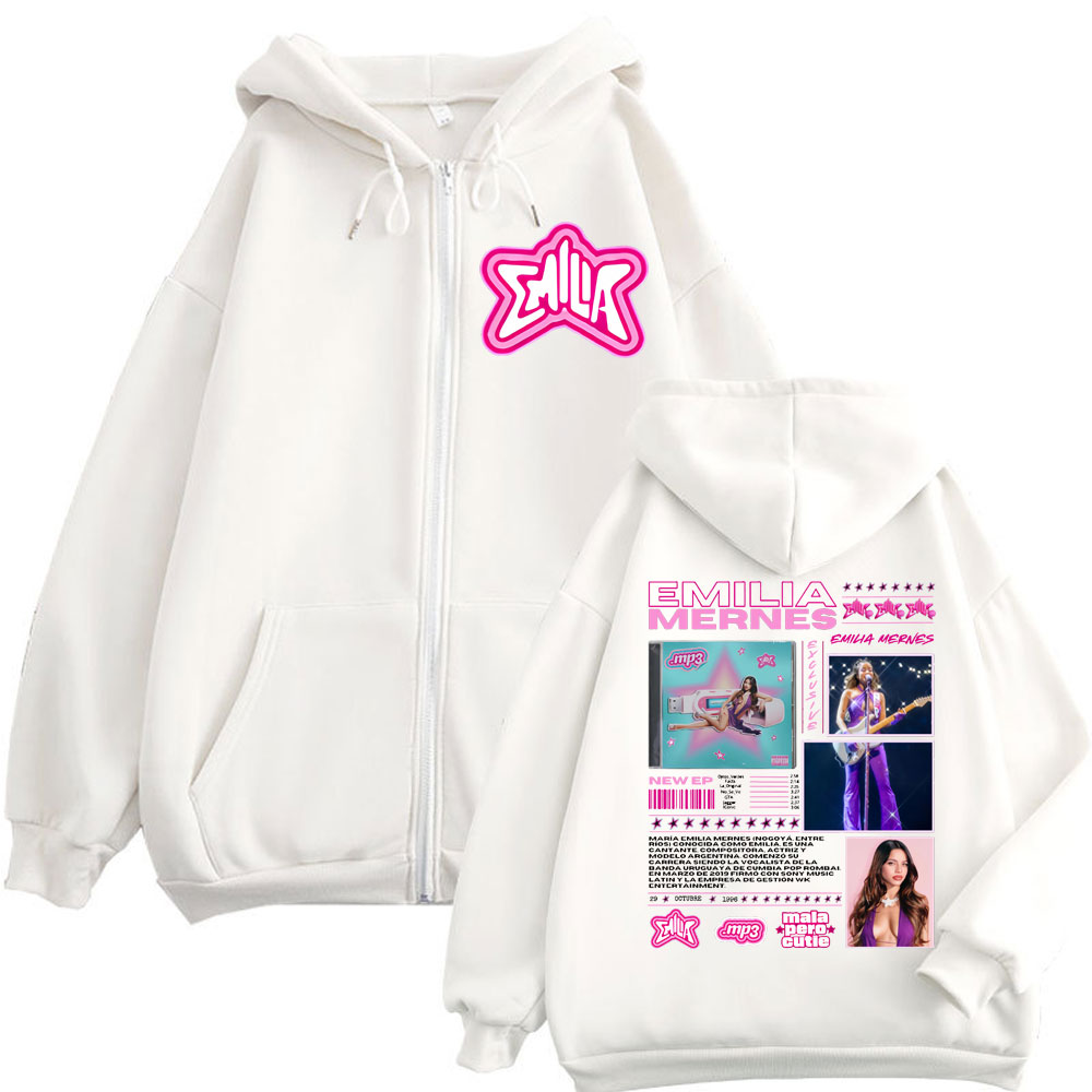 Emilia Mernes MP3 Album Merch  – обзор и цена Mens Fashion Zip Up Hoodies