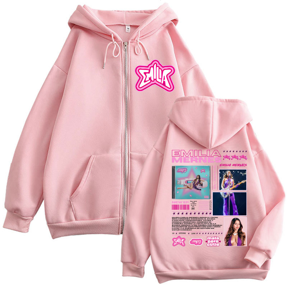 Emilia Mernes MP3 Album Merch  – обзор и цена Mens Fashion Zip Up Hoodies