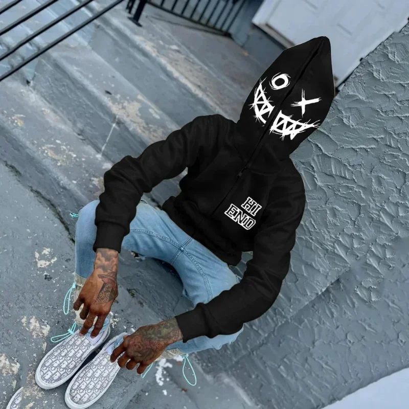 Женская и мужская модная толст – обзор и цена Mens Fashion Zip Up Hoodies