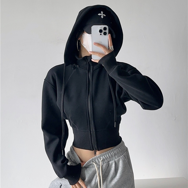 Женские укороченные худи-свитш – обзор и цена Mens Fashion Zip Up Hoodies