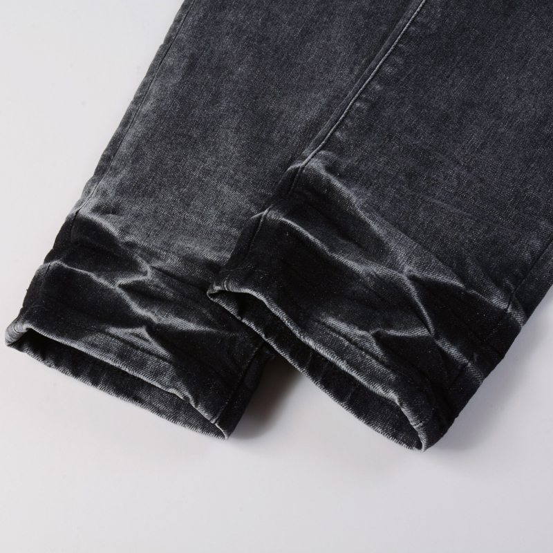 Мужские джинсы Y2K, облегающие – обзор и цена Men'S Fashion Grey Jeans
