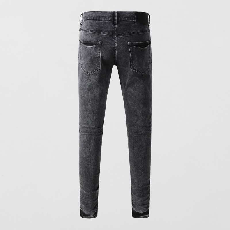 Мужские джинсы Y2K, облегающие – обзор и цена Men'S Fashion Grey Jeans