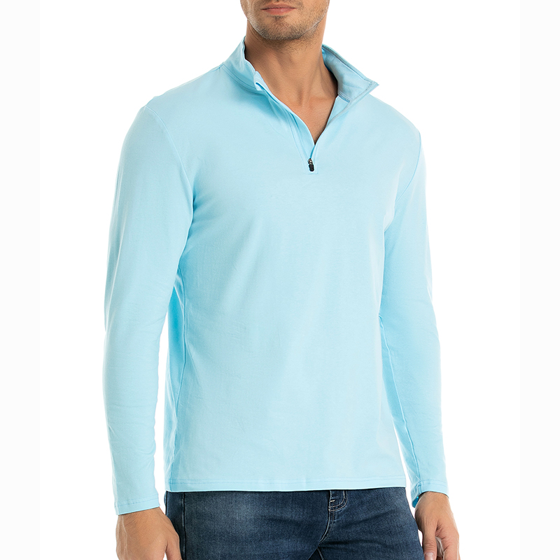 Мужская рубашка с длинным рука – обзор и цена Mens Fashion Quarter Zip