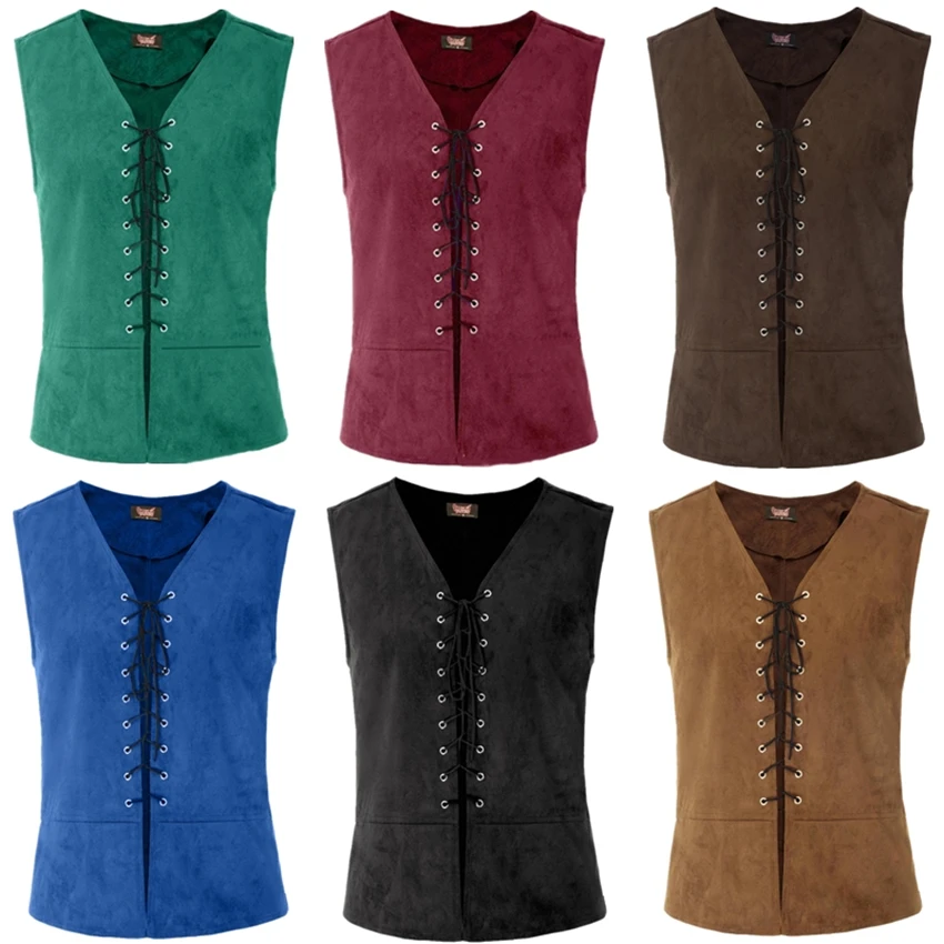 Мужской панк-жилет в средневек – обзор и цена Mens Fashion Vest