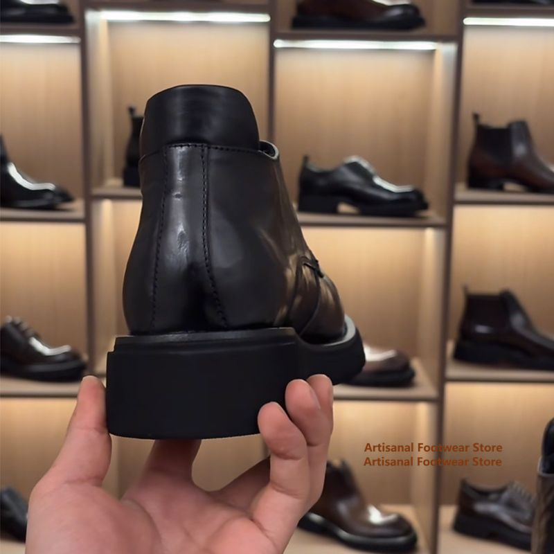 Черные кожаные ботинки челси н – обзор и цена Chelsea Boots Men