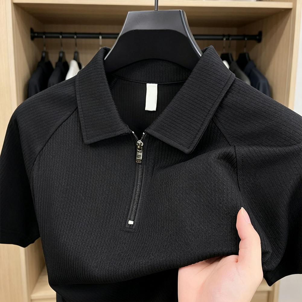 Мужская футболка с молнией до  – обзор и цена Mens Fashion Quarter Zip