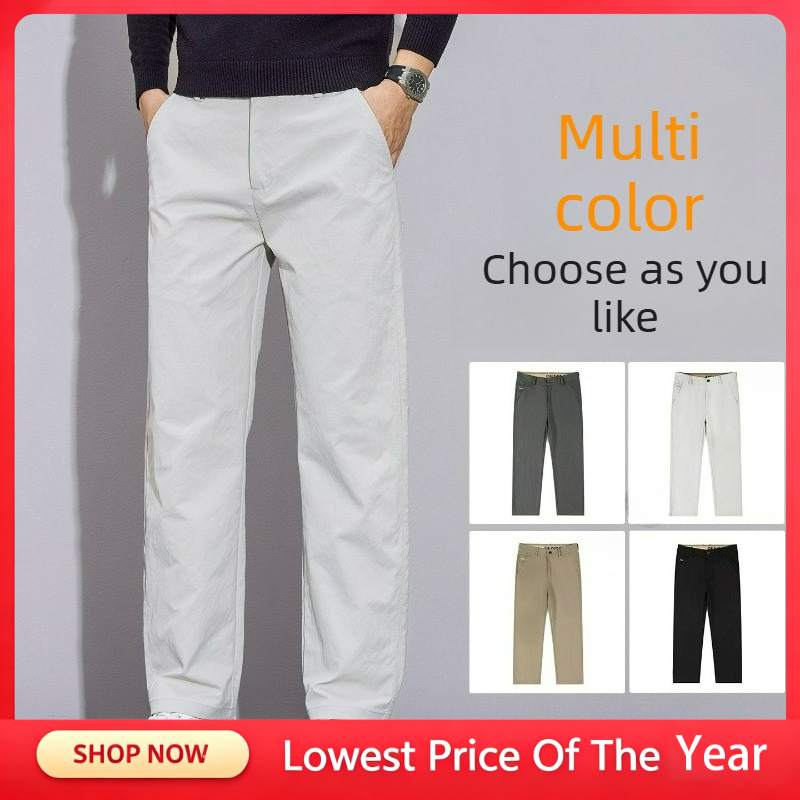 Мужские брюки для делового сти – обзор и цена Men'S Fashion Khaki Pants