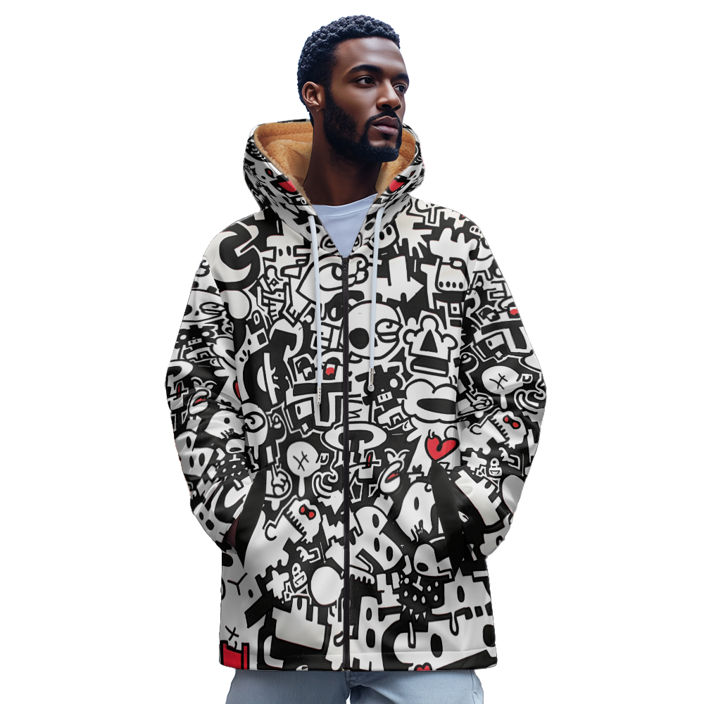 Роскошная толстовка на молнии  – обзор и цена Mens Fashion Zip Up Hoodies