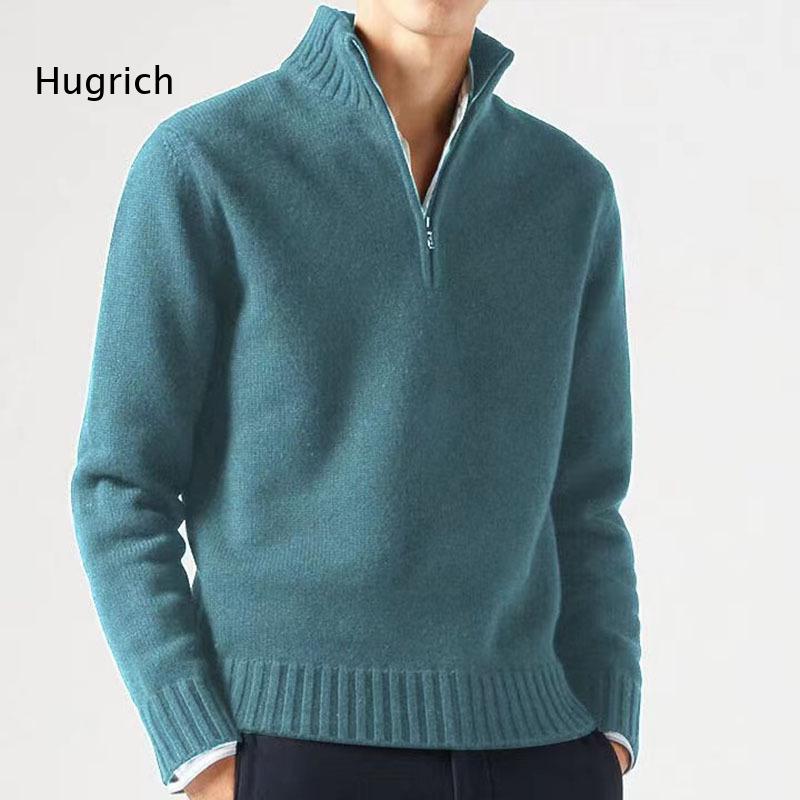 Модный мужской однотонный свит – обзор и цена Mens Fashion Quarter Zip