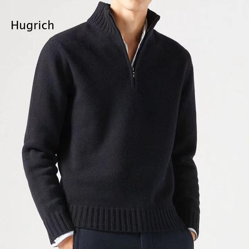 Модный мужской однотонный свит – обзор и цена Mens Fashion Quarter Zip