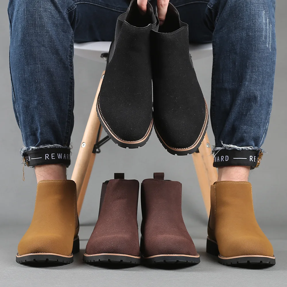 Мужские ботильоны, замшевые ко – обзор и цена Chelsea Boots Men