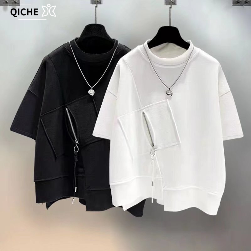 Мужская футболка QICHE с карма – обзор и цена Mens Fashion Quarter Zip