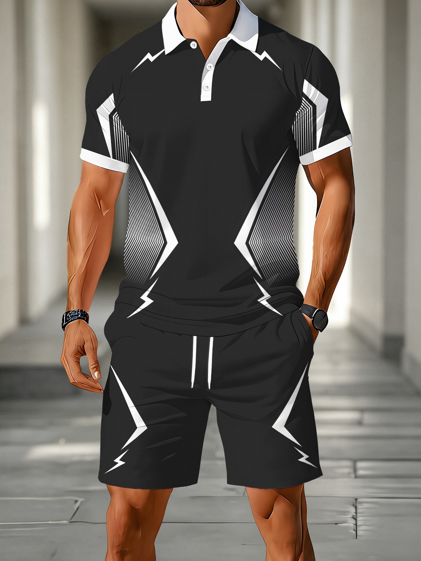Летний мужской комплект поло 2 – обзор и цена Men'S Fashion Polo