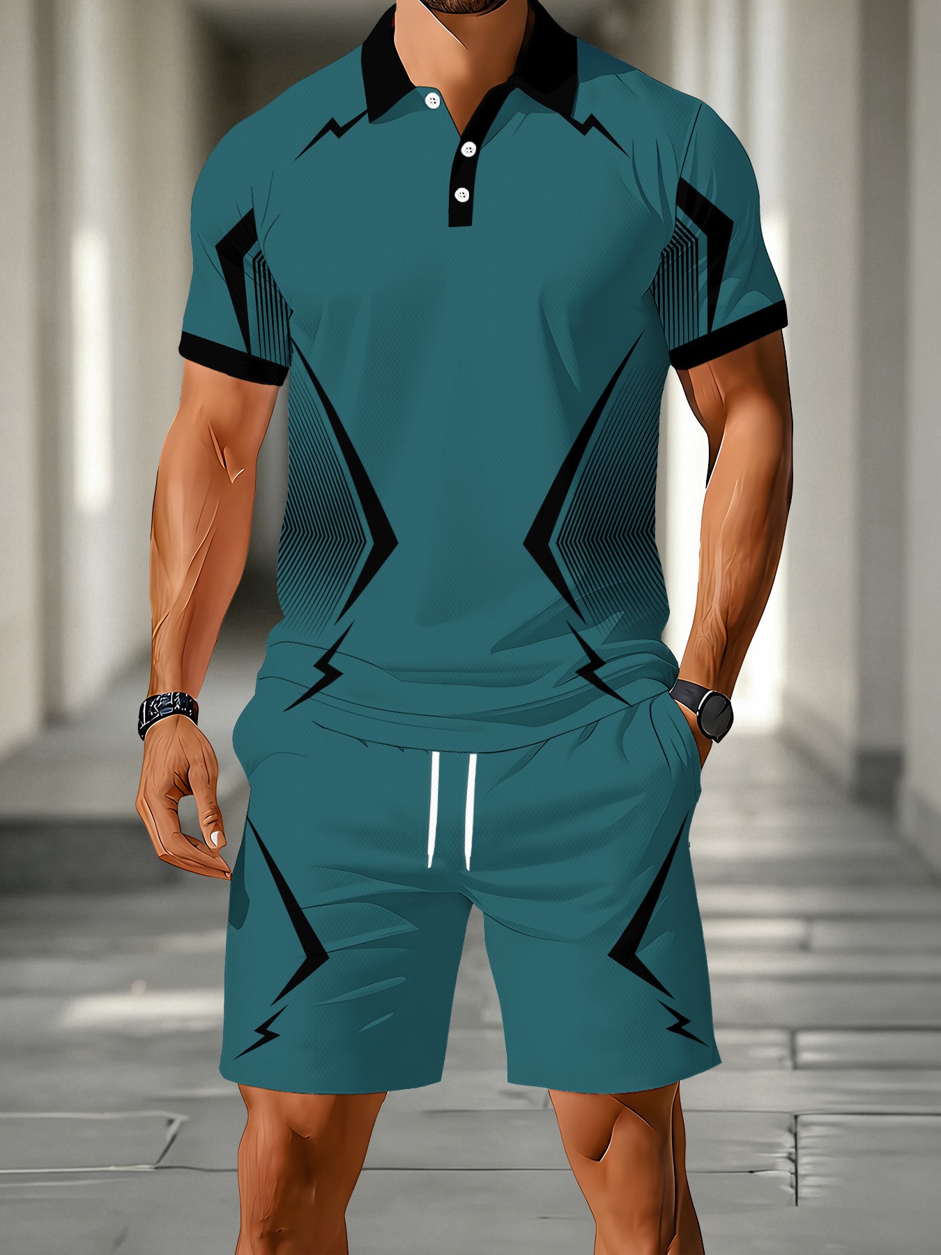 Летний мужской комплект поло 2 – обзор и цена Men'S Fashion Polo
