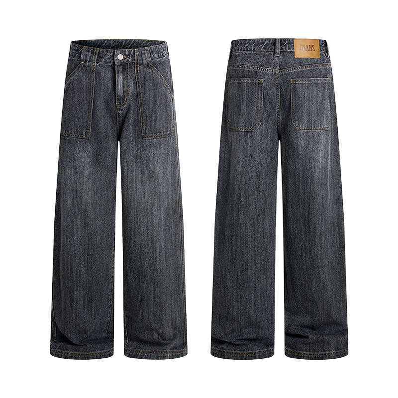 Новые модные мужские джинсы св – обзор и цена Men'S Fashion Grey Jeans