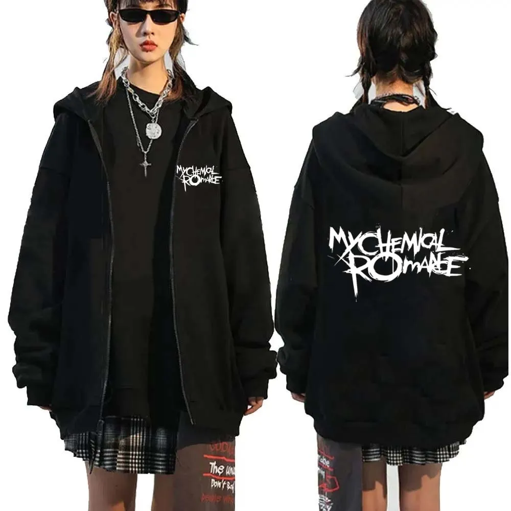 Рок-группа My Chemical Romance – обзор и цена Mens Fashion Zip Up Hoodies