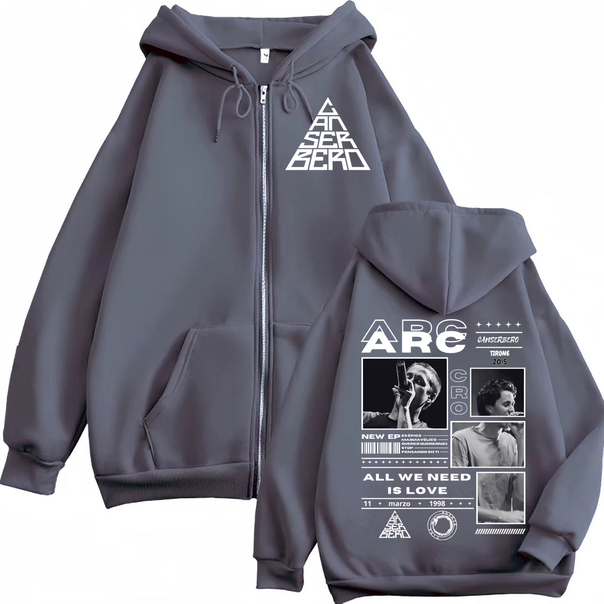 Canserbero All We Need Is Love – обзор и цена Mens Fashion Zip Up Hoodies
