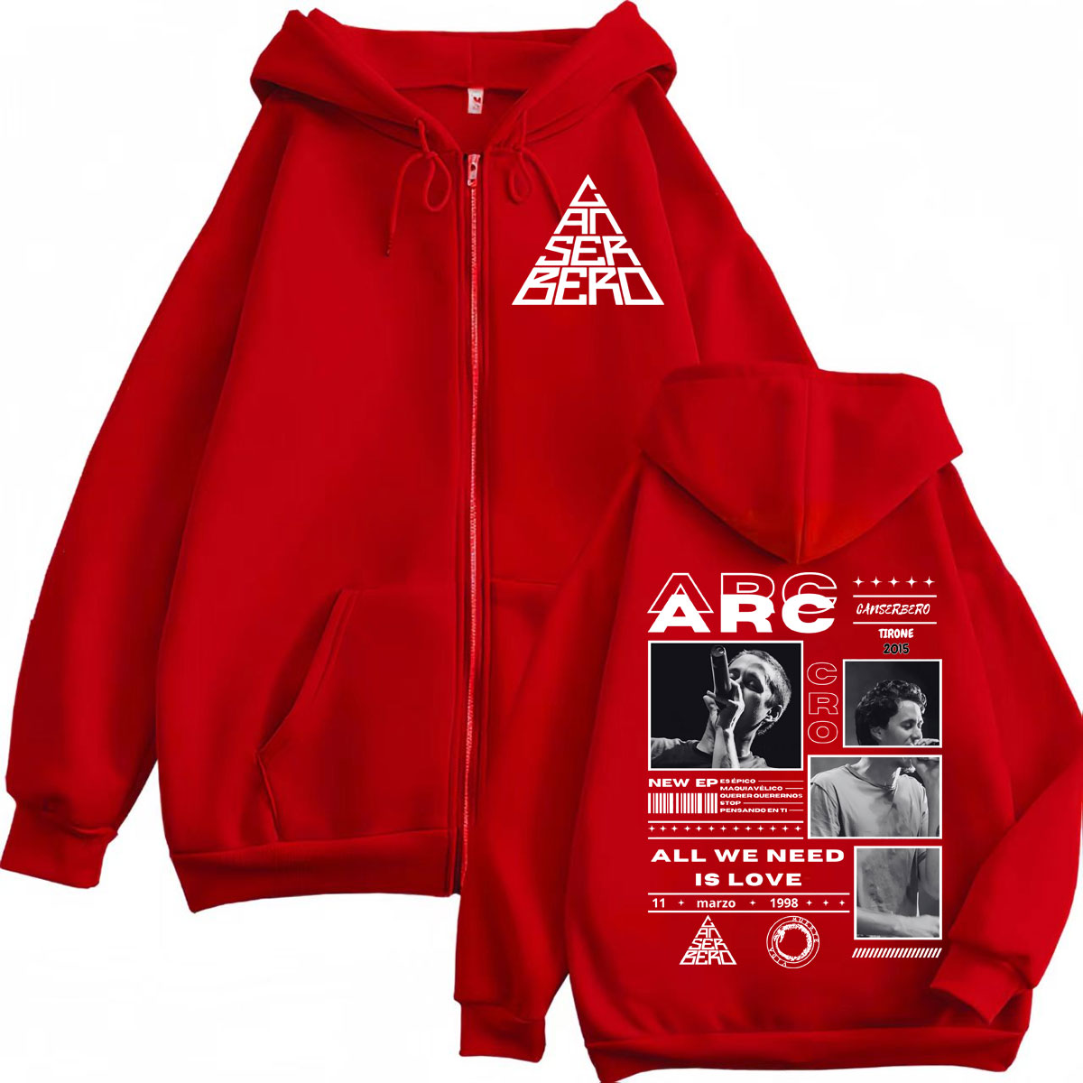 Canserbero All We Need Is Love – обзор и цена Mens Fashion Zip Up Hoodies